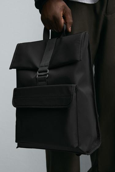 TECHNICAL FLAP BACKPACK - Black by Zara - Image 0