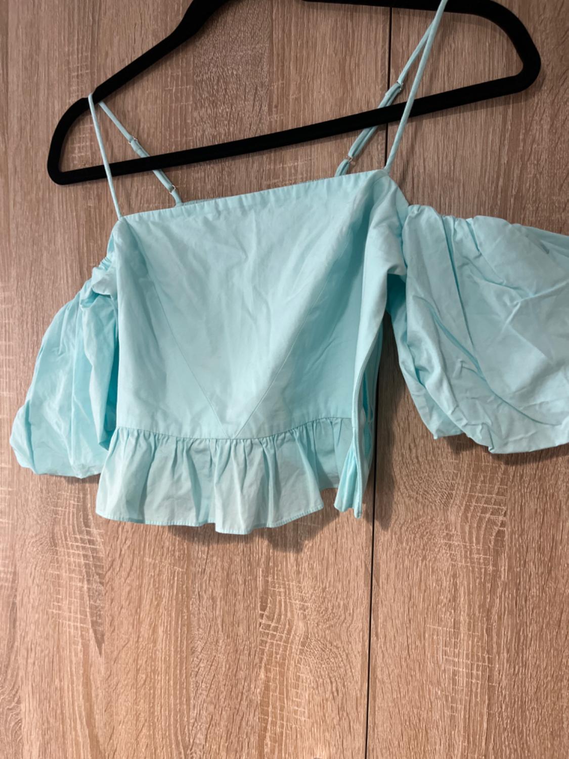 CROPPED POPLIN BODYSUIT