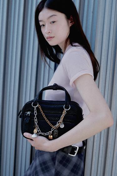 CHARM DETAIL BAG - Black by Zara