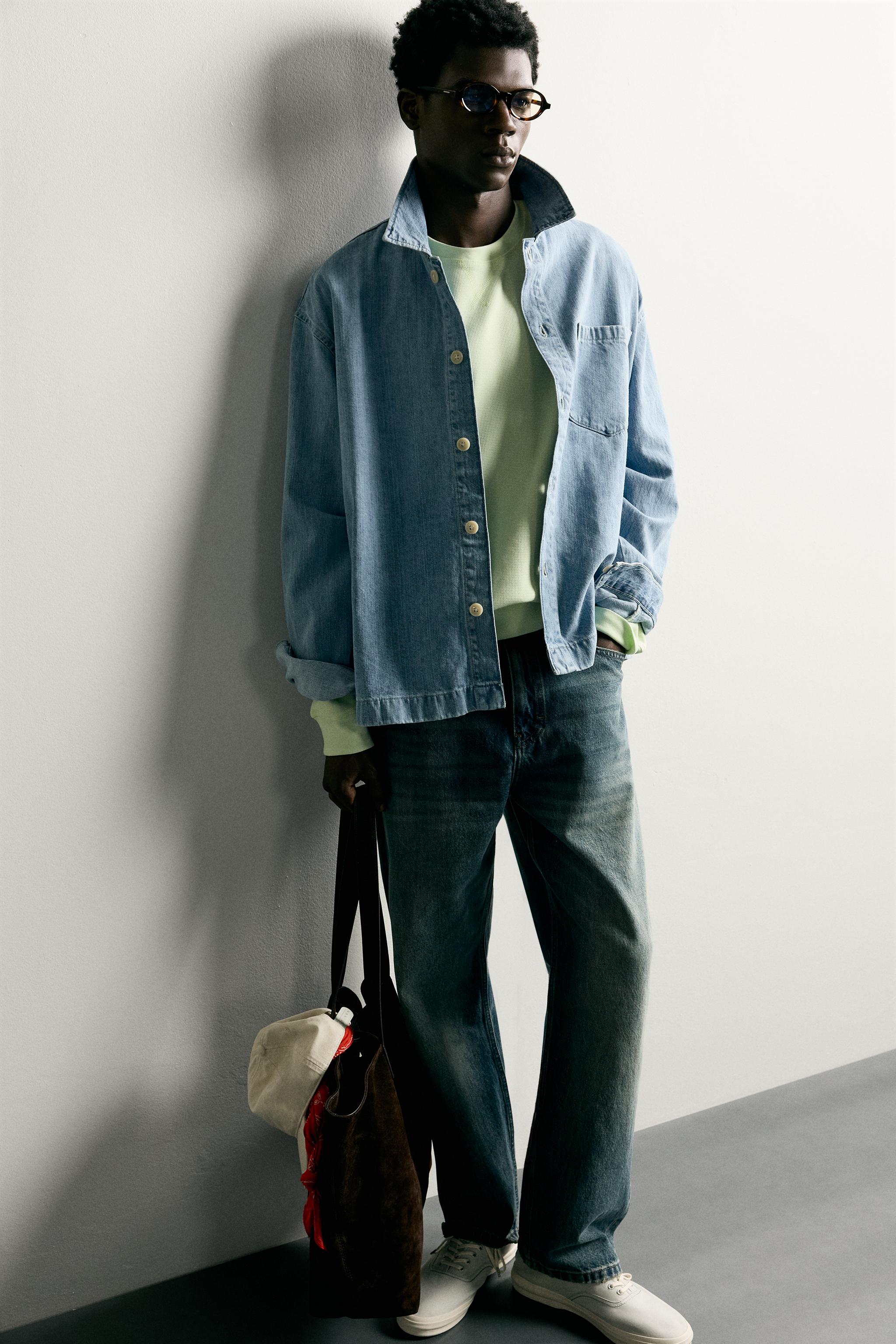 BOXY FIT DENIM SHIRT