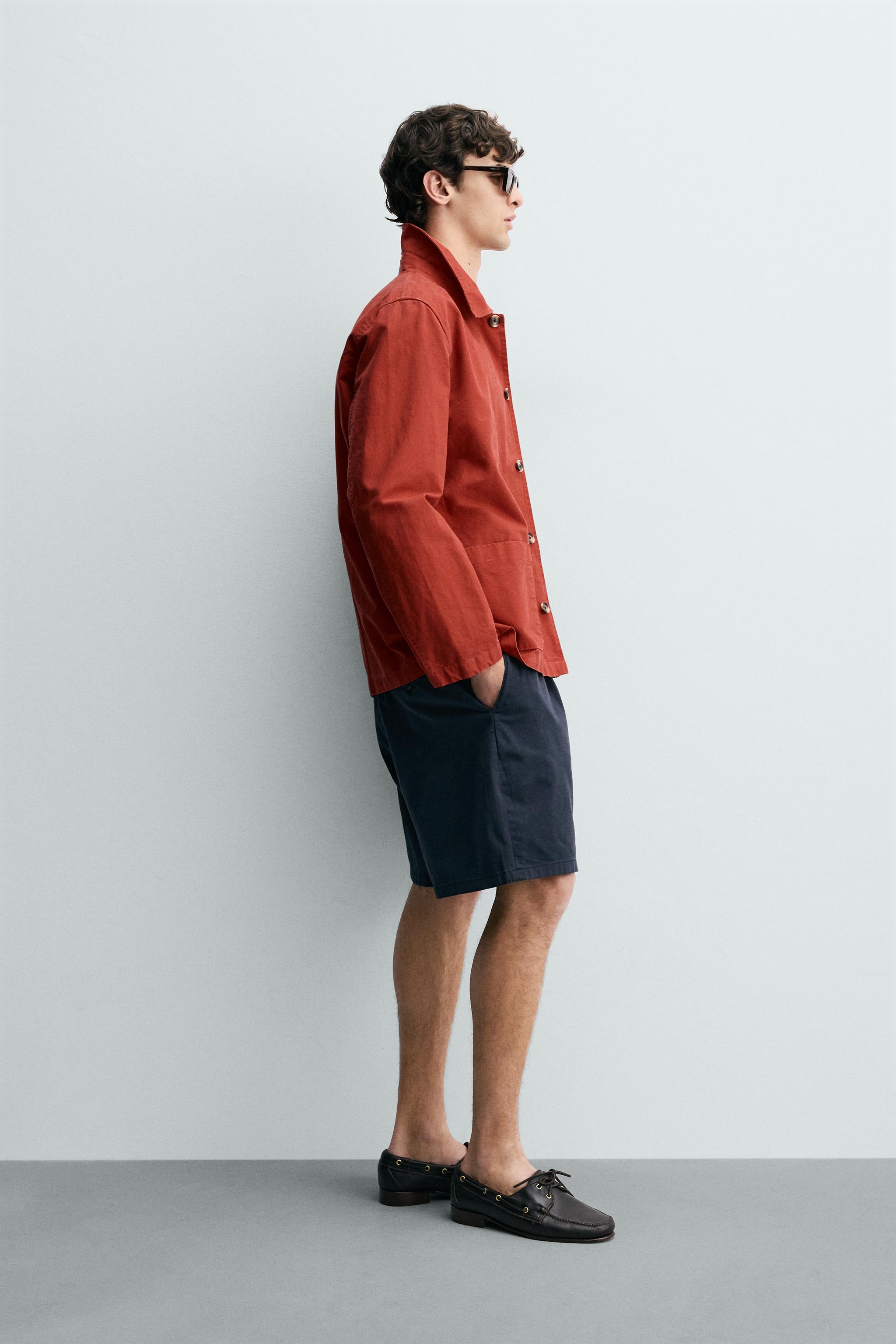 WASHED REGULAR FIT OVERSHIRT