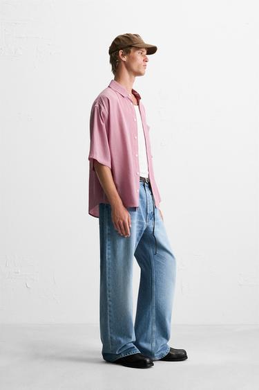 CHEMISE FLUIDE COUPE DÉCONTRACTÉE - Rose de Zara - Image 3