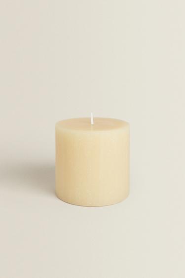 DECORATIVE CYLINDRICAL CANDLE - Butter by Zara - Image 2