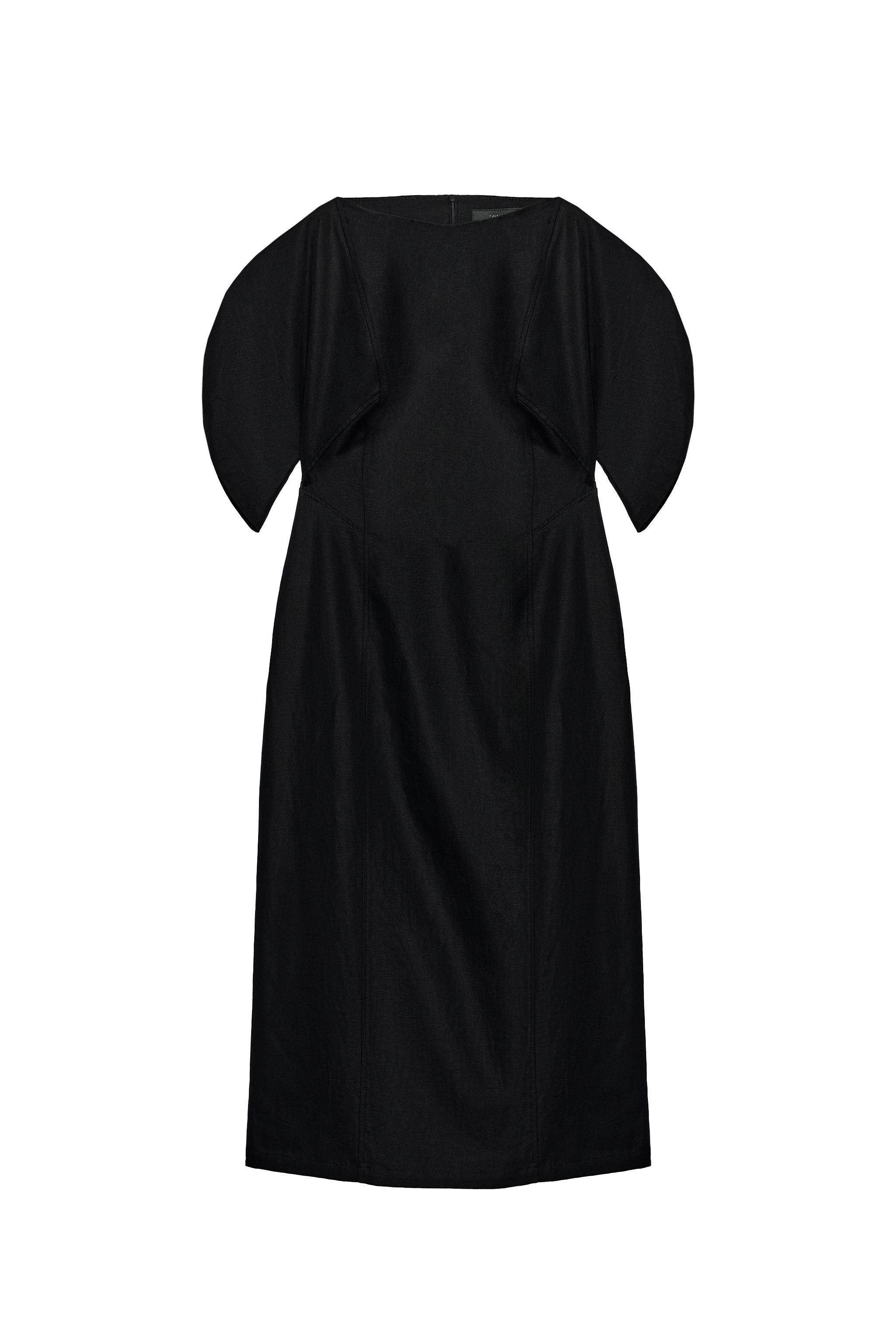 ZW COLLECTION MIDI DRESS - Black | ZARA Canada