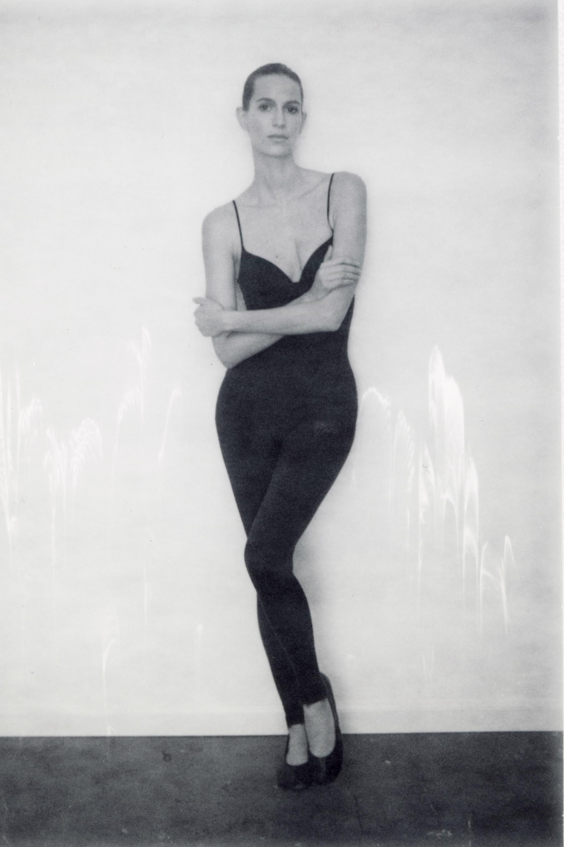 LEGGINGS EN POLYAMIDE AVEC DENTELLE