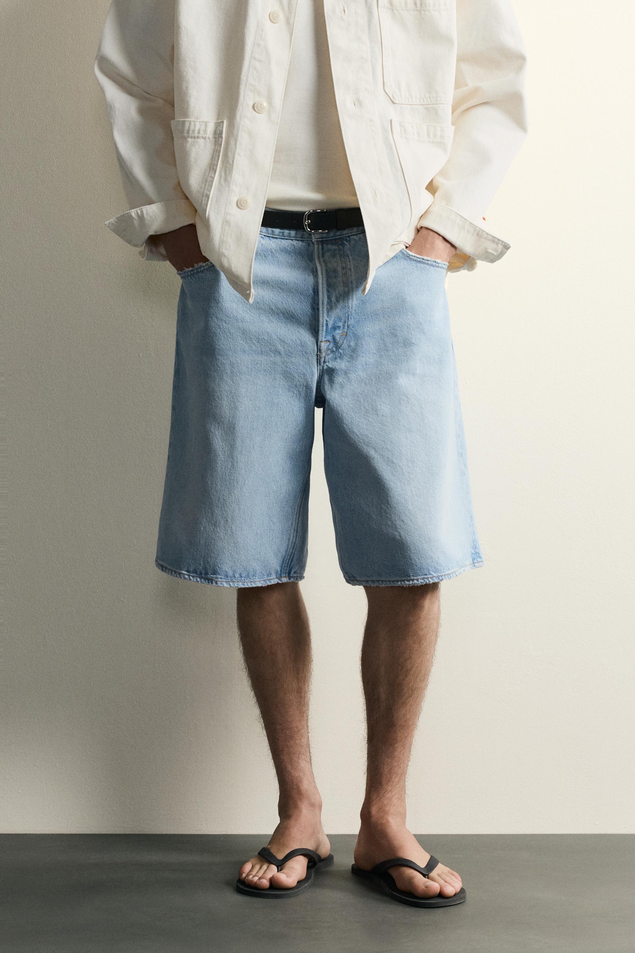 BERMUDA LOOSE FIT EN JEAN