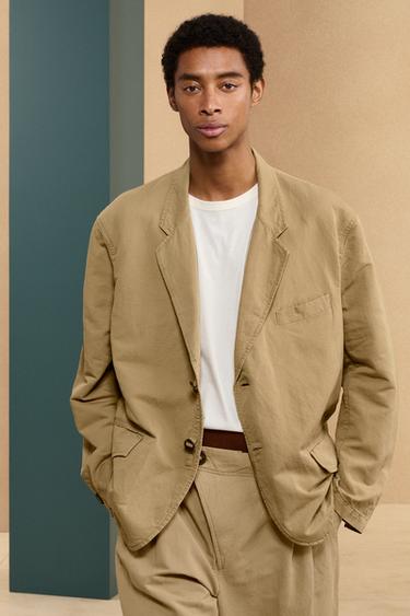 WSHD BLZR 14 - Marron clair de Zara - Image 2