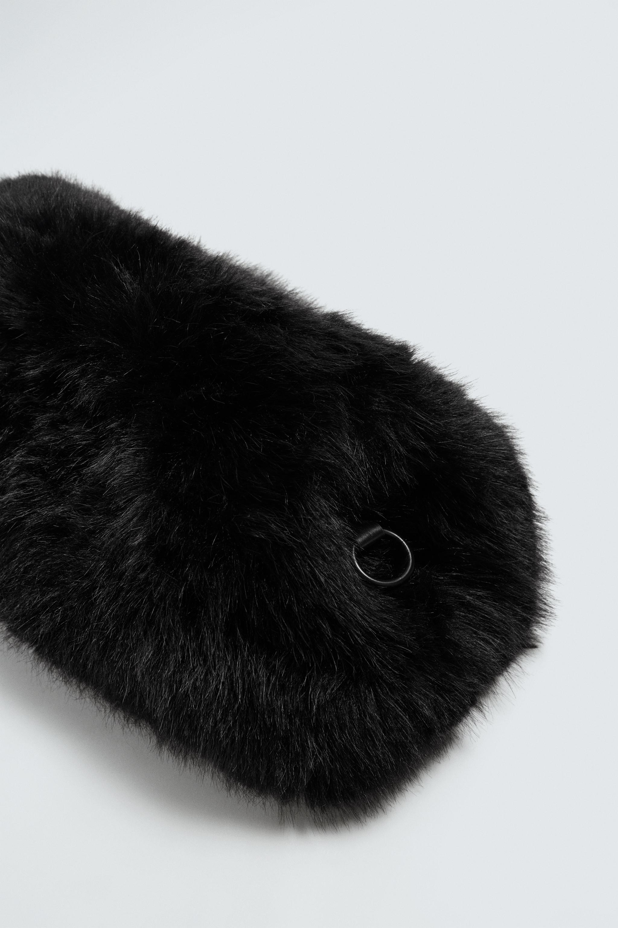 FAUX FUR ENVELOPE BAG HARRY LAMBERT FOR ZARA x DISNEY