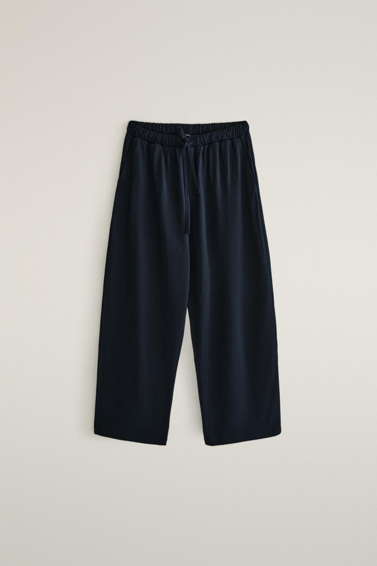 PLAIN COTTON TROUSERS