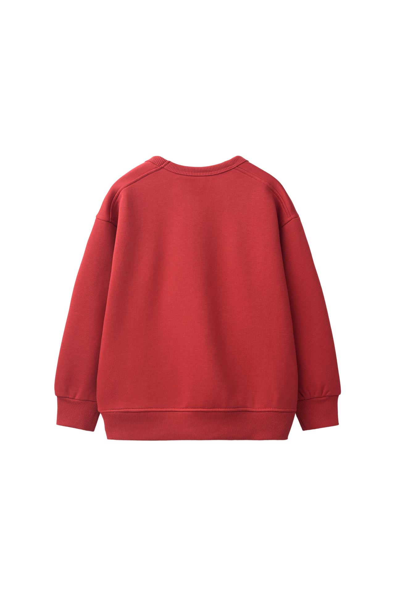 BASIC SWEATSHIRT — Red