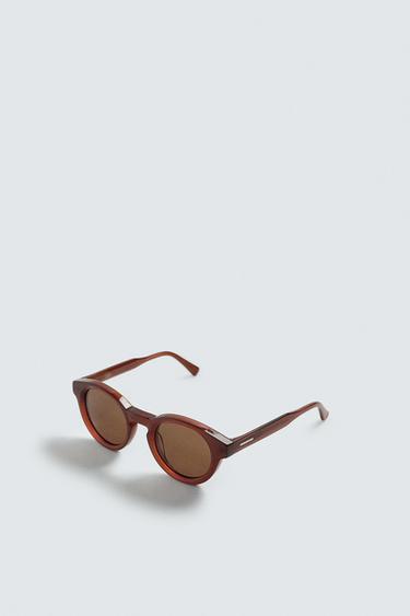 LUNETTES DE SOLEIL RONDES - Caramel de Zara - Image 4