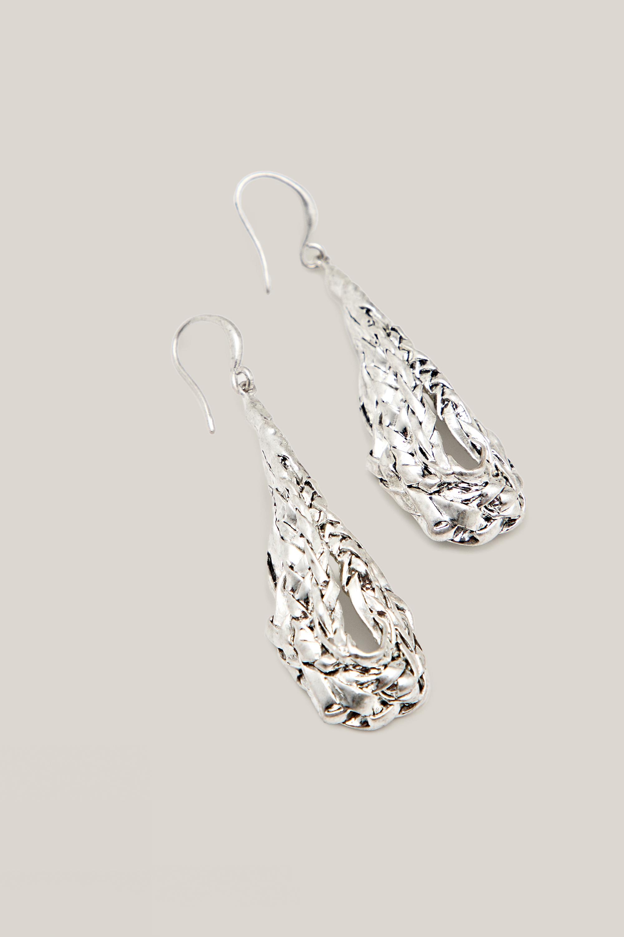 Textured basket earrings - LIMITED EDITION