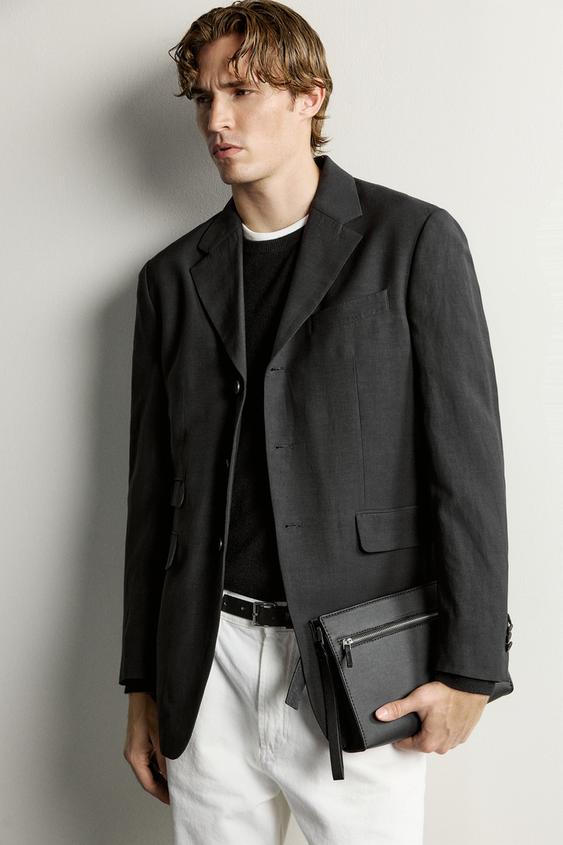 CLUTCH MIT STRUKTURMUSTER - Schwarz von Zara - Bild 0