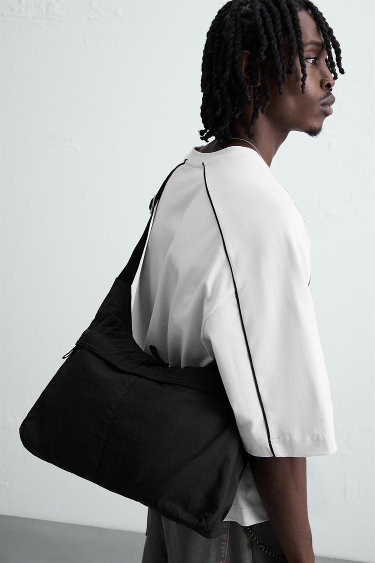 NYLON-TASCHE Schwarz ZARA Deutschland Germany