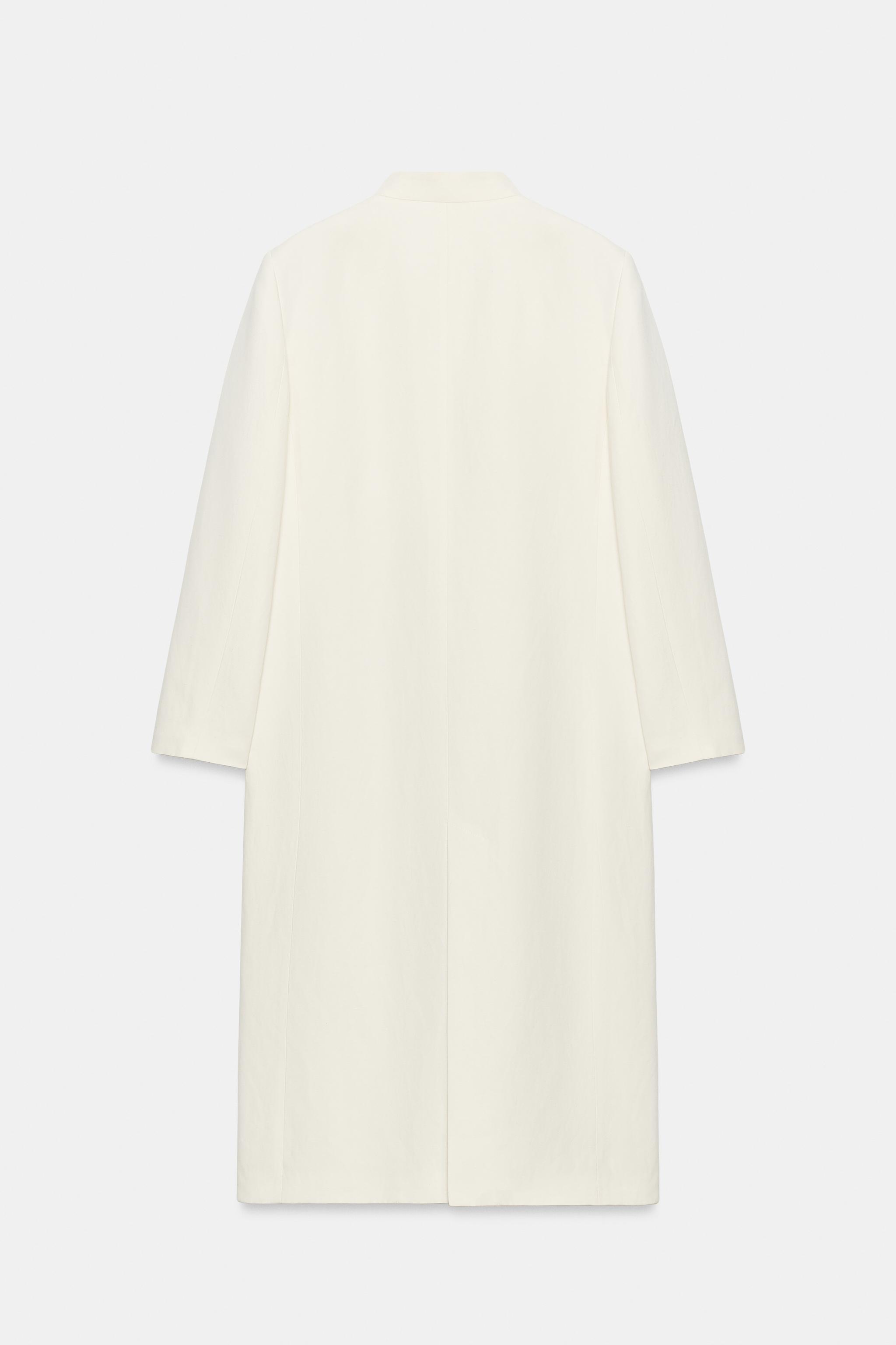 LINEN BLEND FROCK COAT ZW COLLECTION