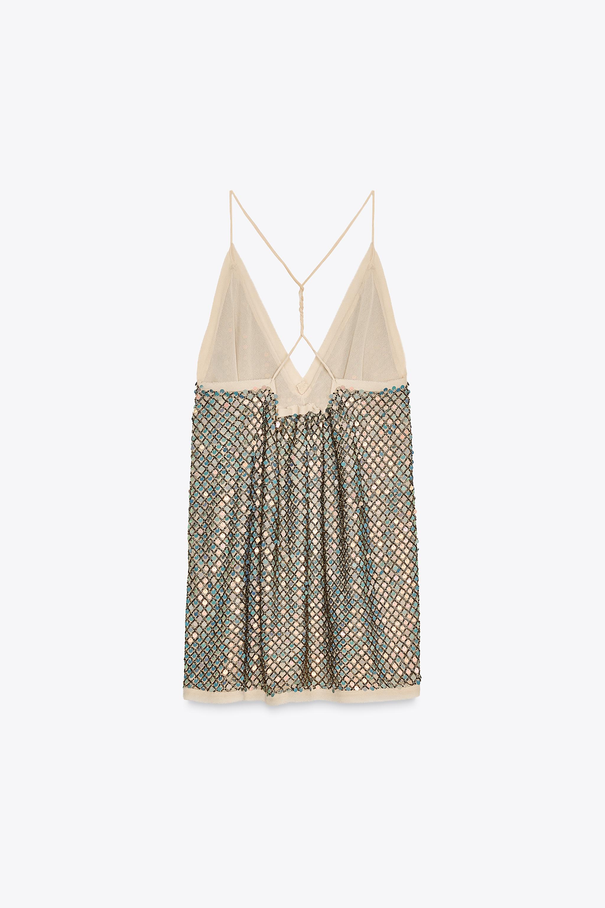 Sammmmページ ZW COLLECTION LIMITED EDITION SEQUIN STRAP TOP - Copper