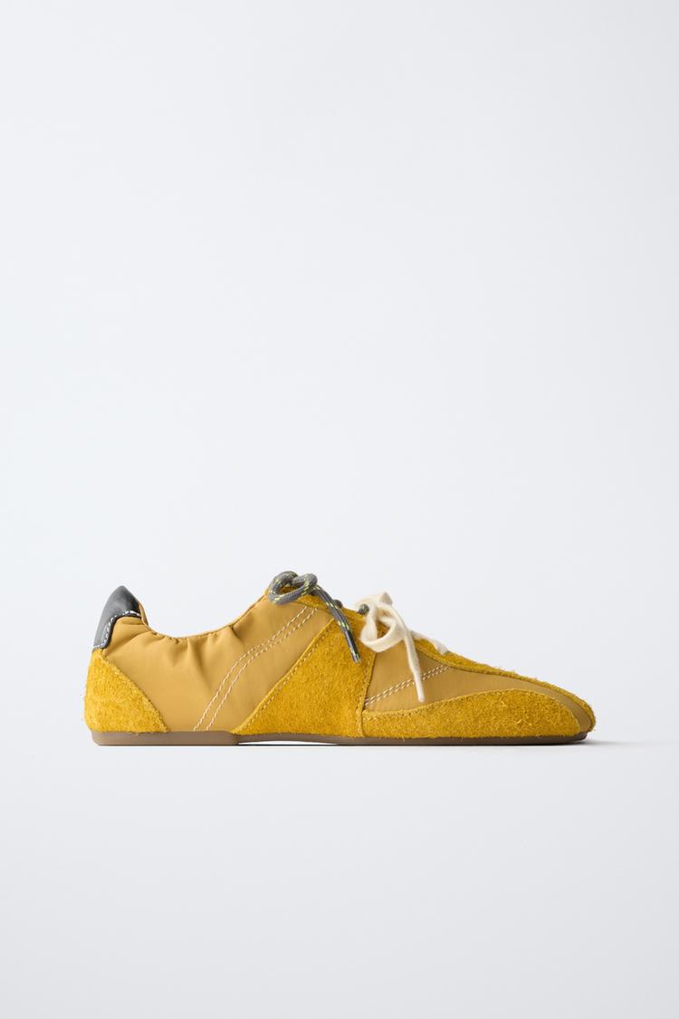 ZAPATILLA PIEL COMBINADA