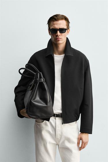 JACKE IM RELAXED-FIT COMFORT - Schwarz von Zara