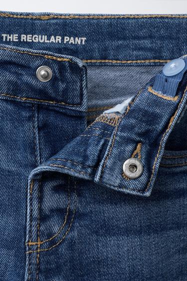 STRAIGHT FIT JEANS - Mid-blue by Zara - Image 2