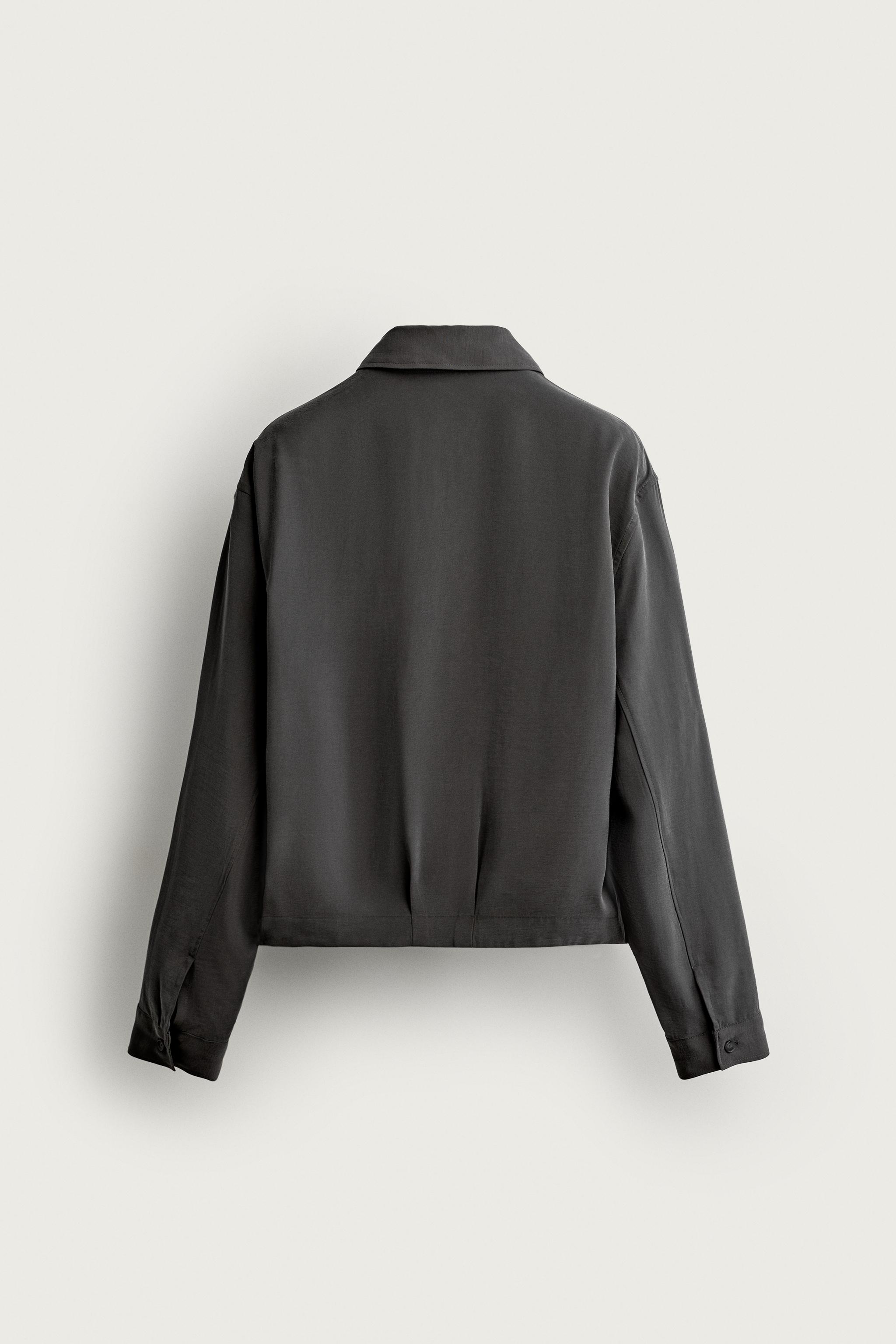 FLUID CROPPED-FIT OVERSHIRT