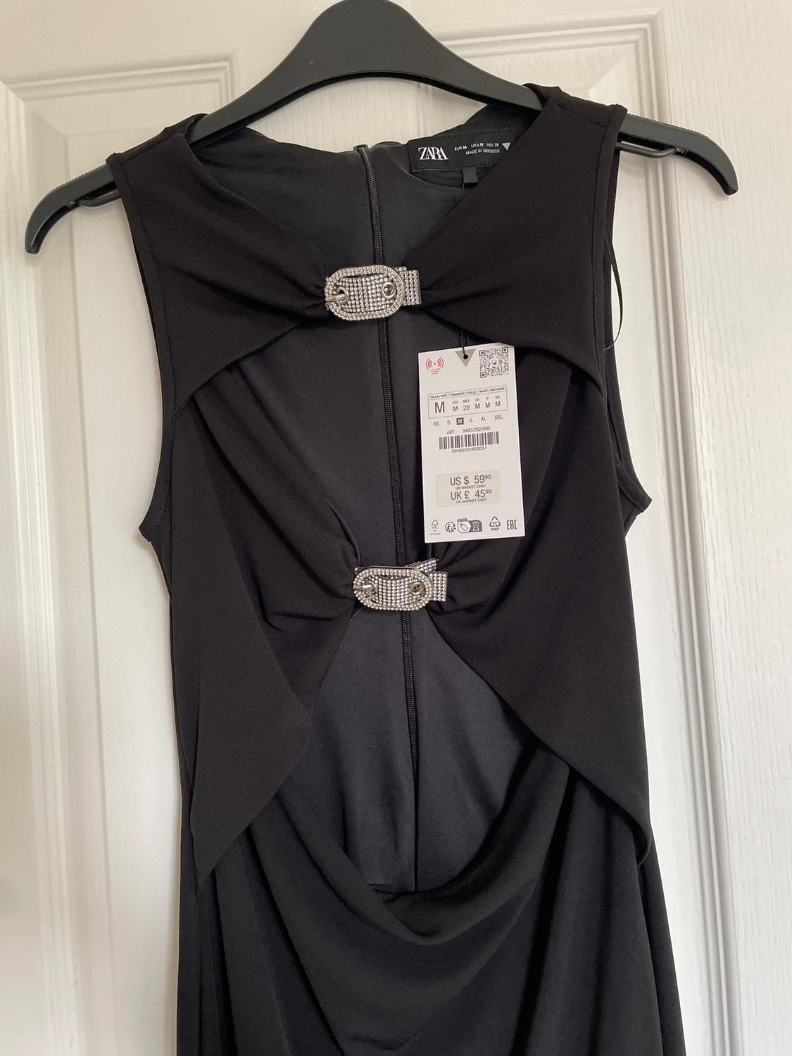 SHINY CUT-OUT MIDI DRESS - Image 3