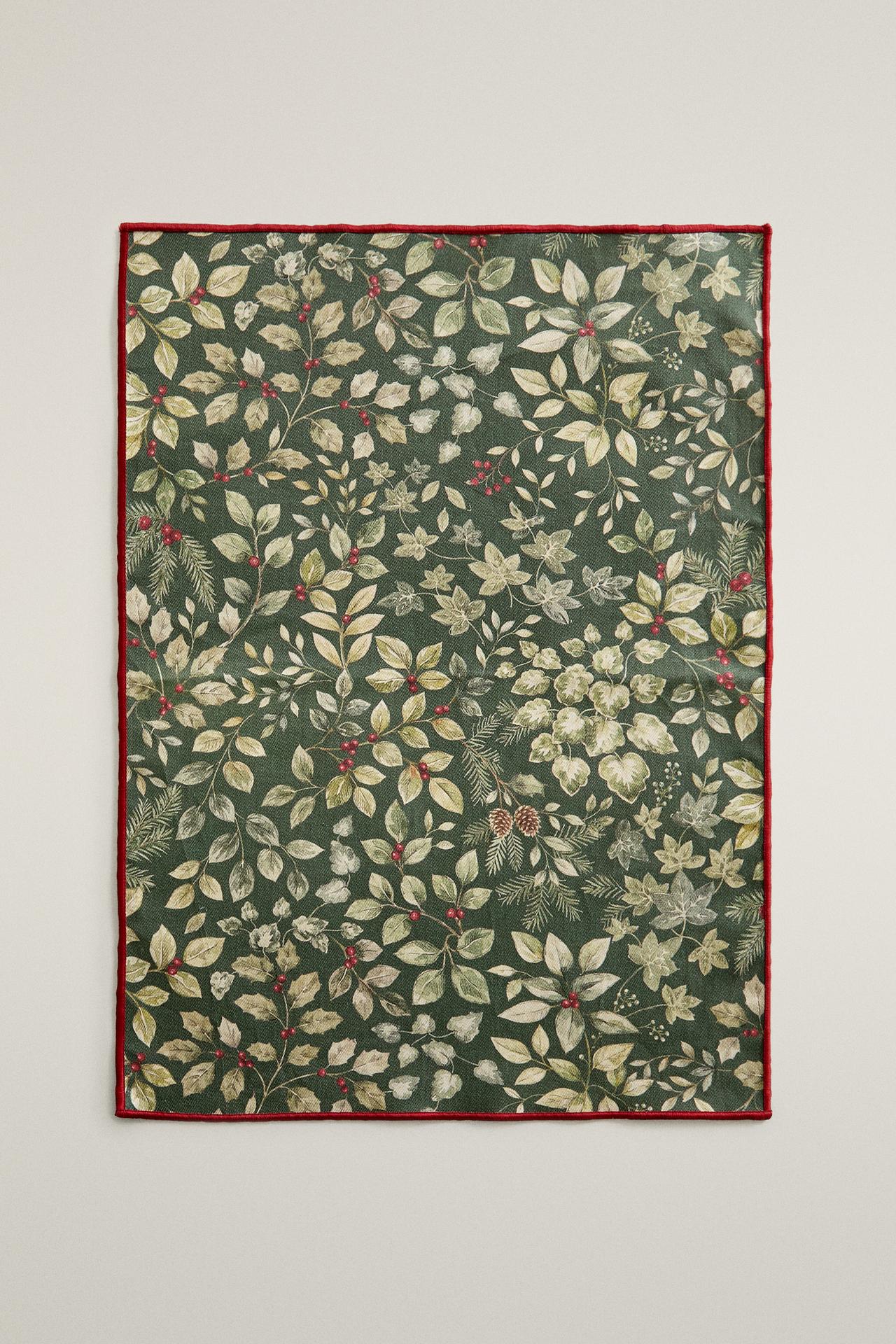 CHRISTMAS LEAF RESIN PLACEMAT