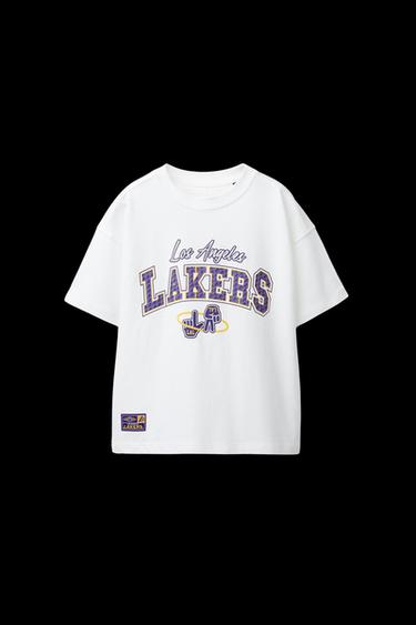 Zara LOS ANGELES LAKERS NBA PRINTED T-SHIRT - Oyster-white - Image 0