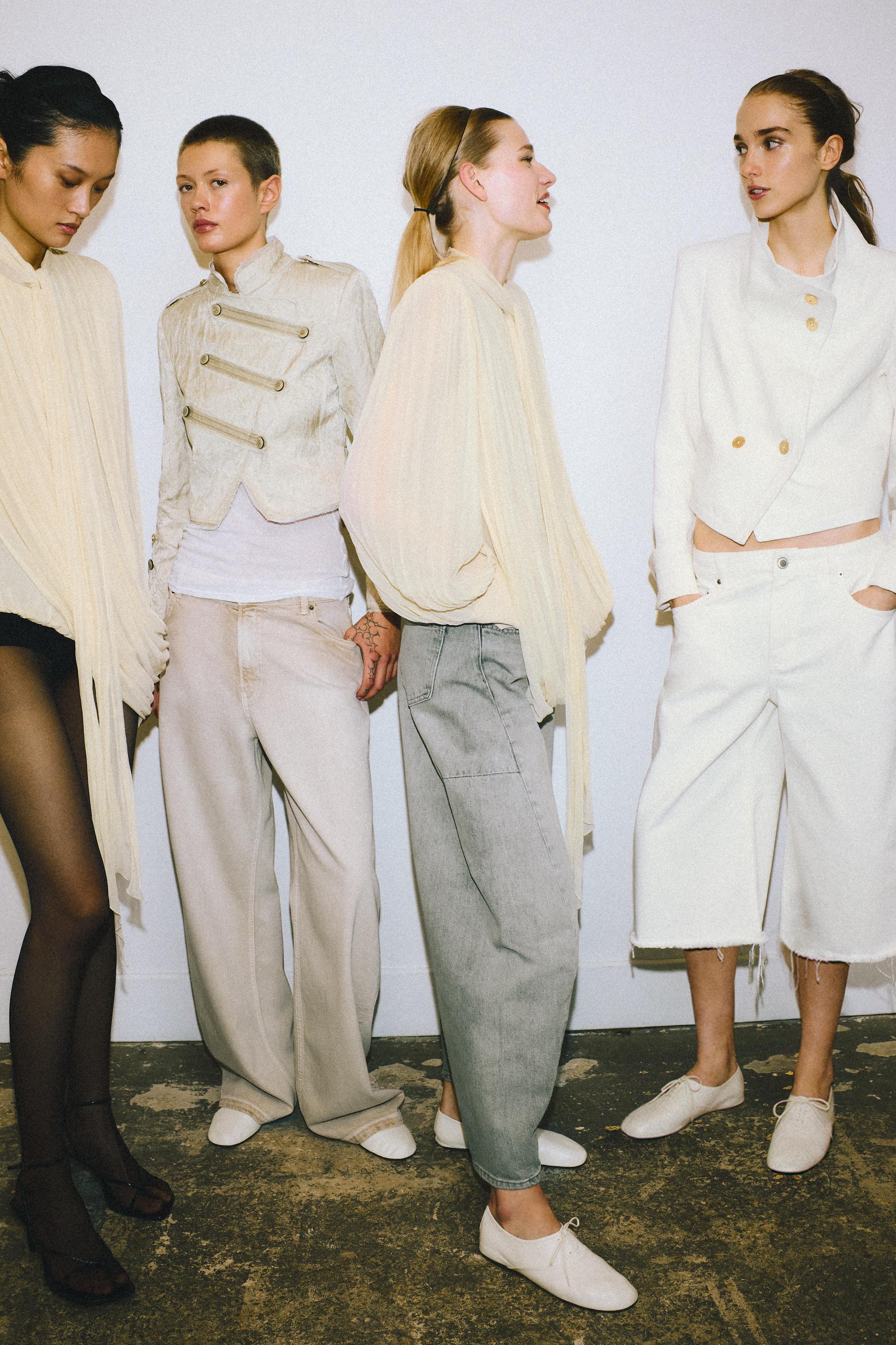 ZW COLLECTION LIMITED EDITION コントラストクロップド丈ジャケット