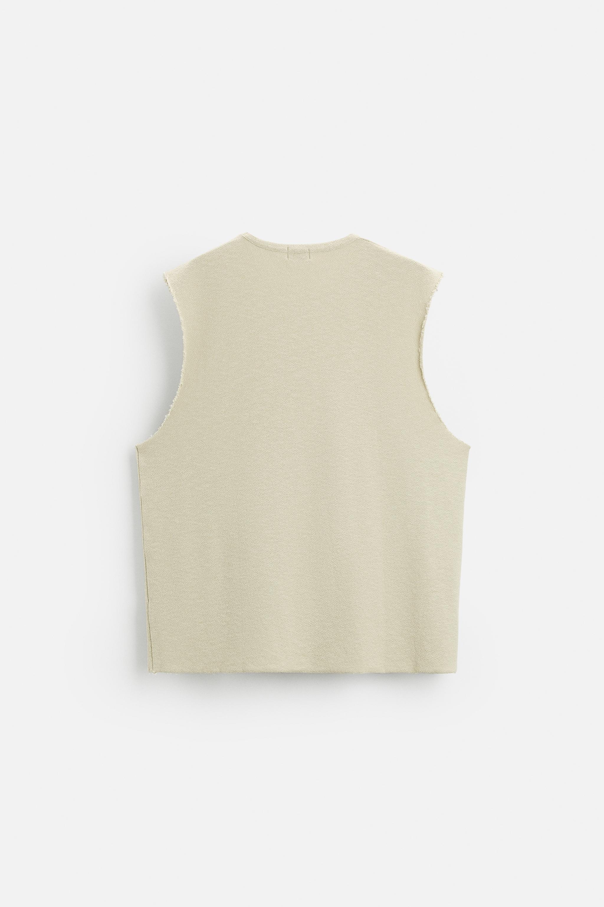 T-SHIRT EN MAILLE À IMPRIMÉ RELIEF
