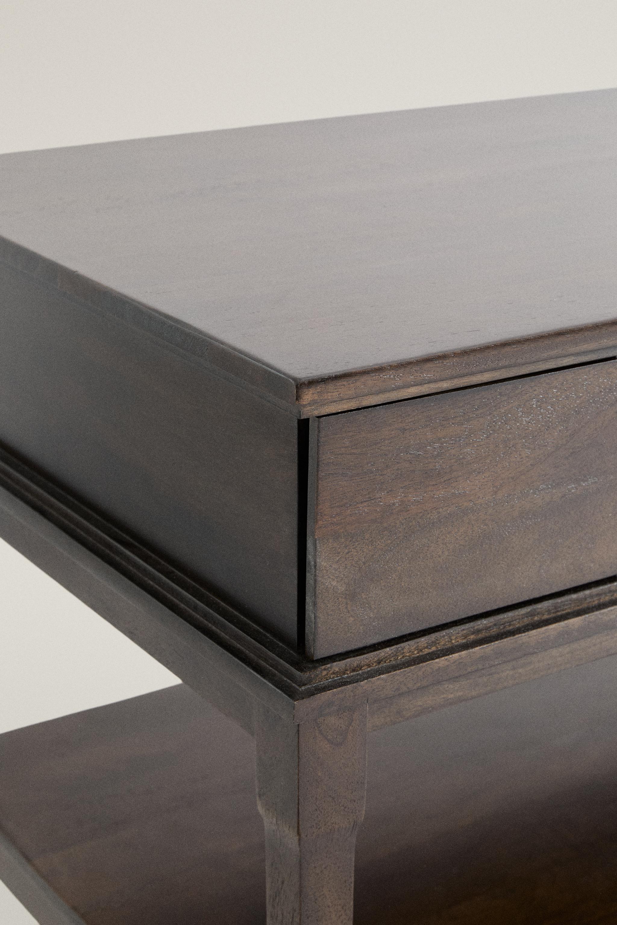 MANGO WOOD STORAGE UNIT WITH DRAWERS