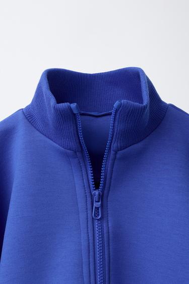NEOPRENE RIB JACKET - Cornflower blue by Zara - Image 2