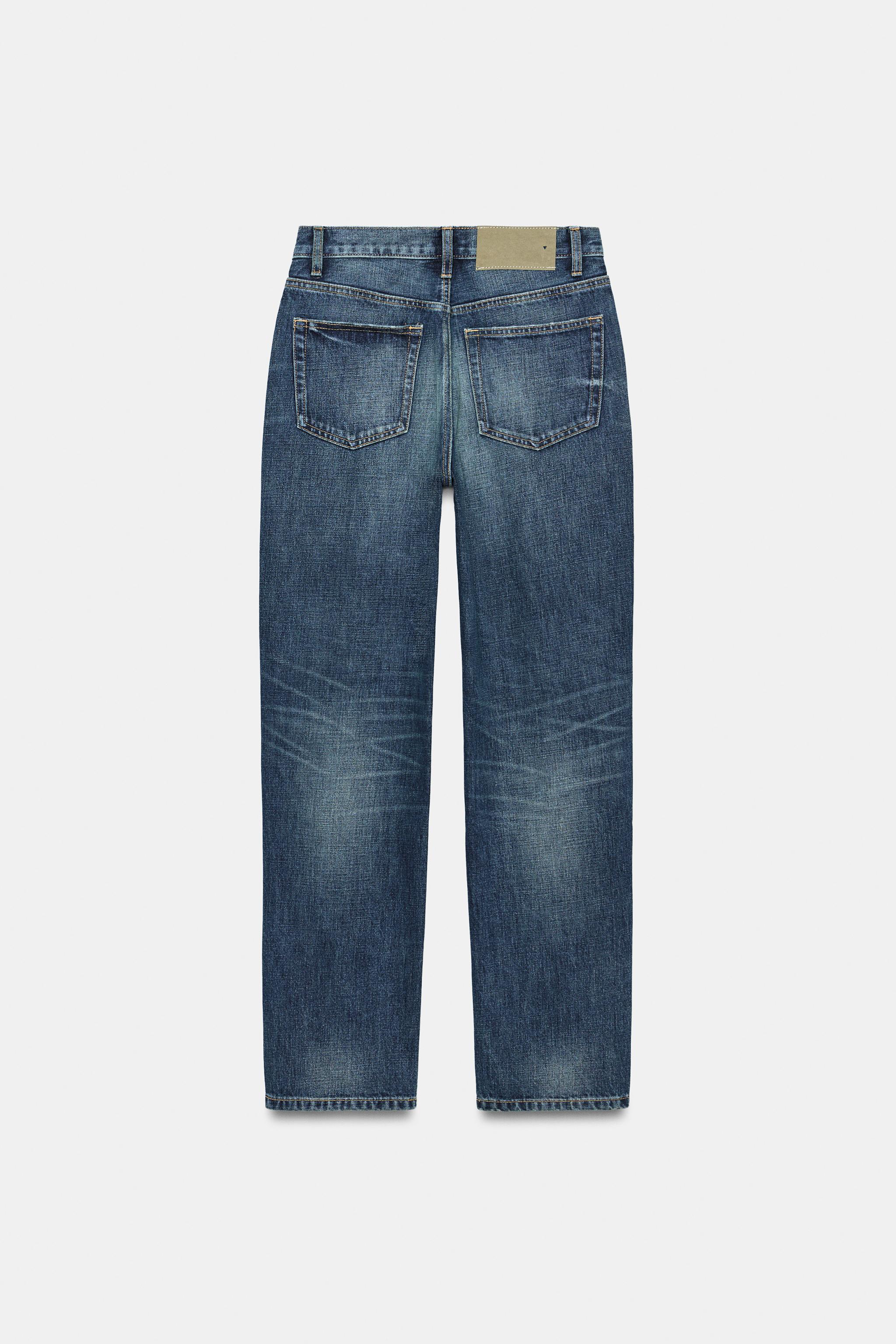 TRF MID-RISE STRAIGHT FIT JEANS