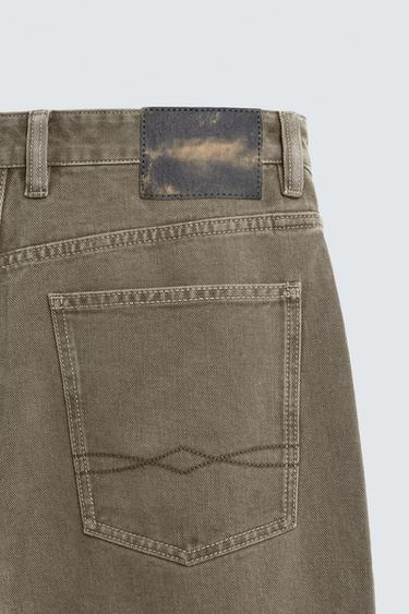 JEAN CHINO WIDE FLARE FIT - Ocre de Zara - Image 9