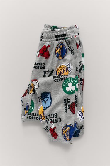6-14 سنة/ بيجامة NBA - فرق متعددة - رمادي فيجوريه الخاص بـ Zara