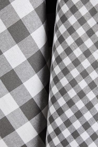 DYED THREAD TEA TOWEL (PACK OF 3) - Grey by Zara - Image 4