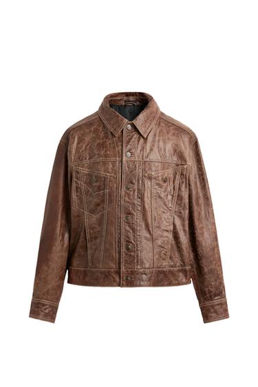 WASHED LEATHER JACKET