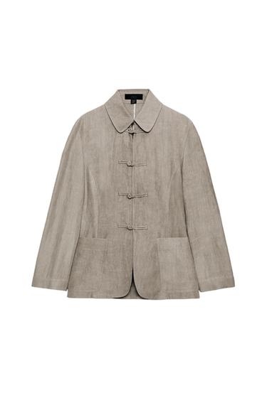 ZW COLLECTION JACKET WITH FROG FASTENING