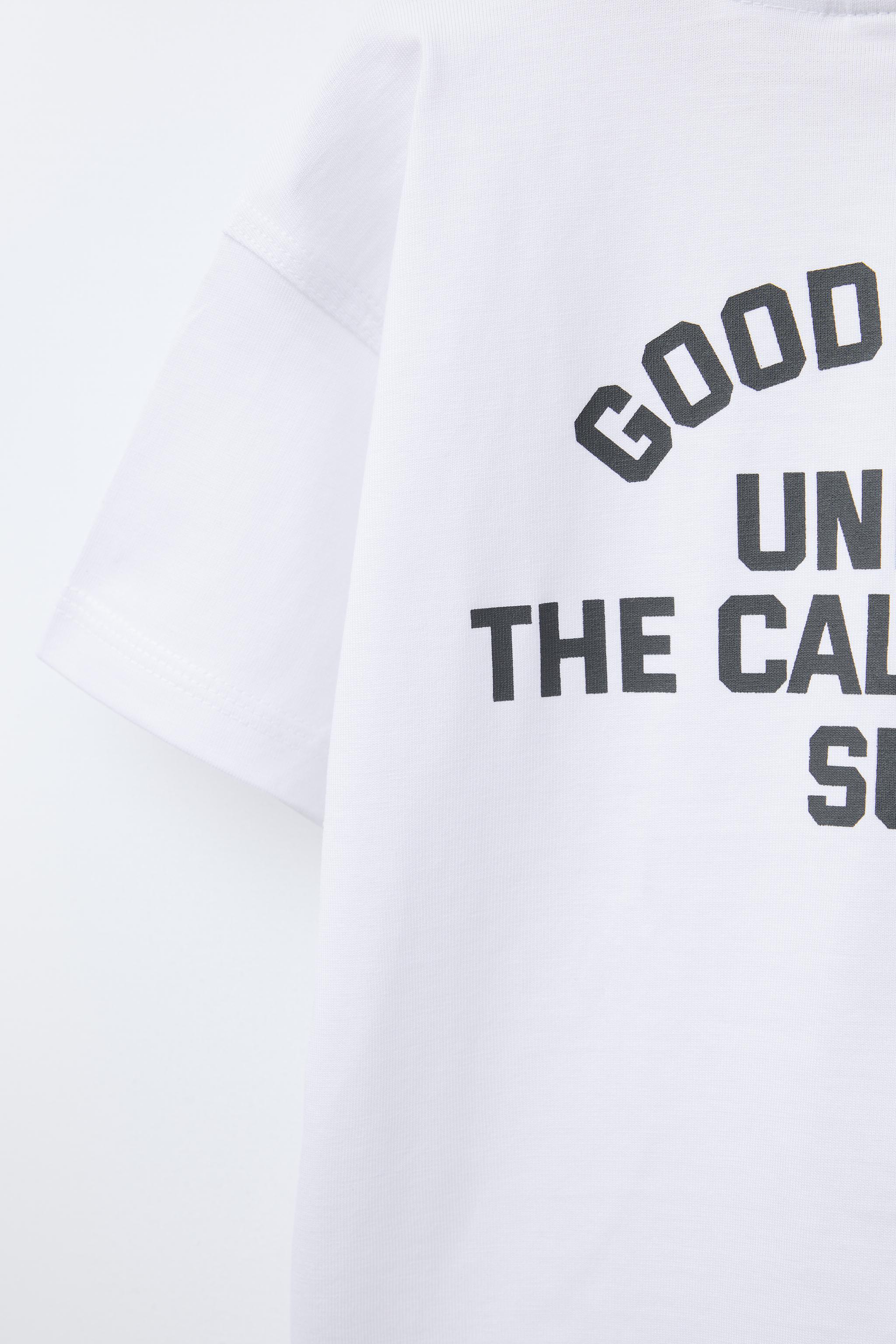 T-SHIRT À INSCRIPTION IMPRIMÉE