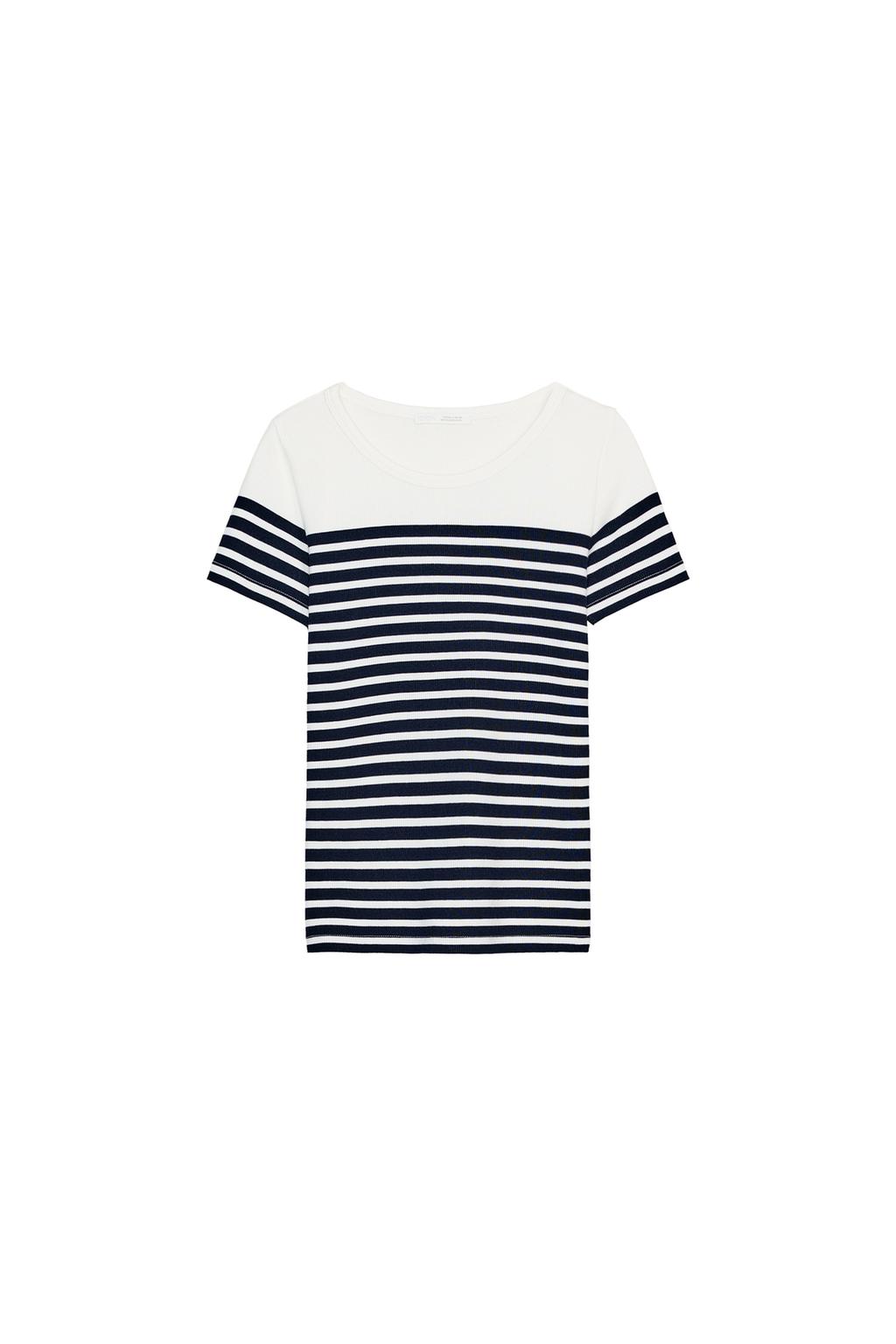 SHORT SLEEVE STRIPED T-SHIRT - image 3