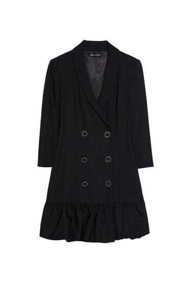 PLEATED BLAZER DRESS