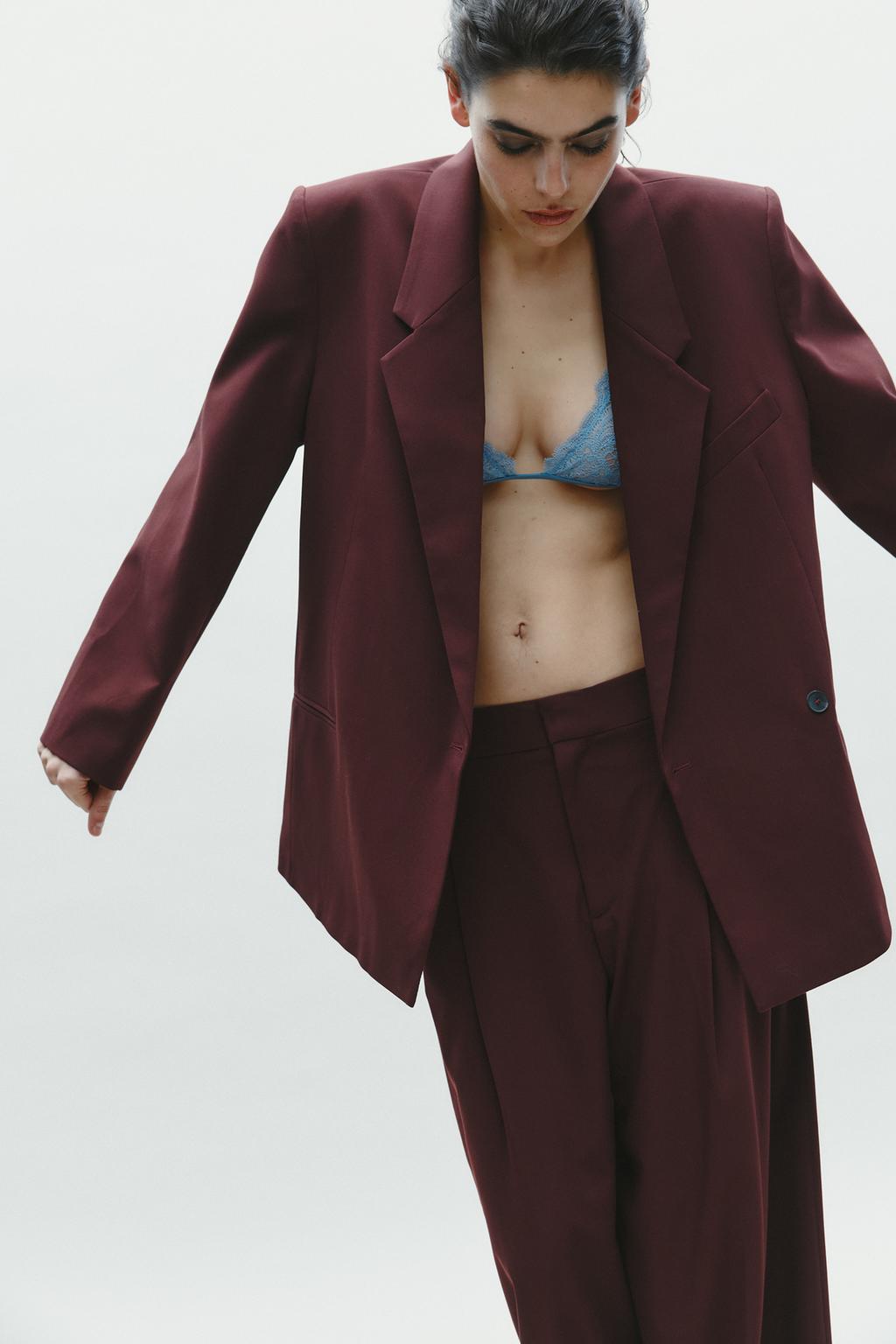 Thumbnail image for OVERSIZED DOUBLE-BREASTED BLAZER