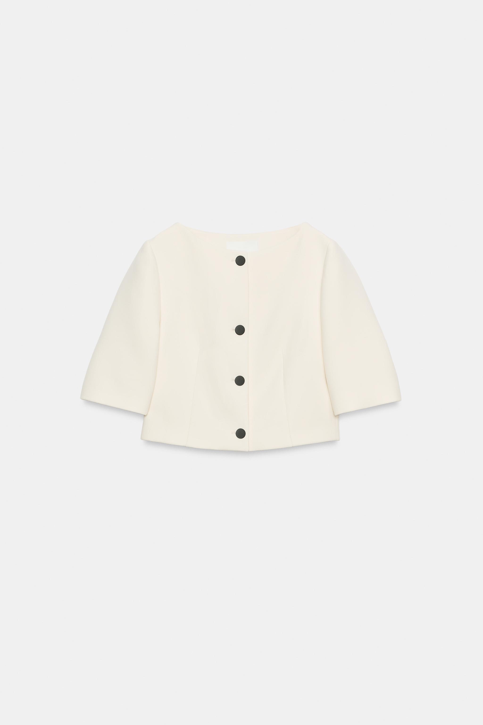 ZW COLLECTION CROPPED JACKET