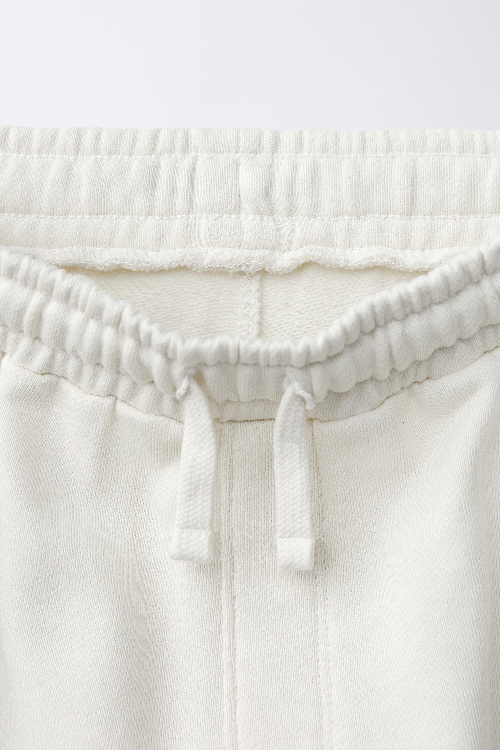 WIDE LEG PLUSH JOGGING PANTS