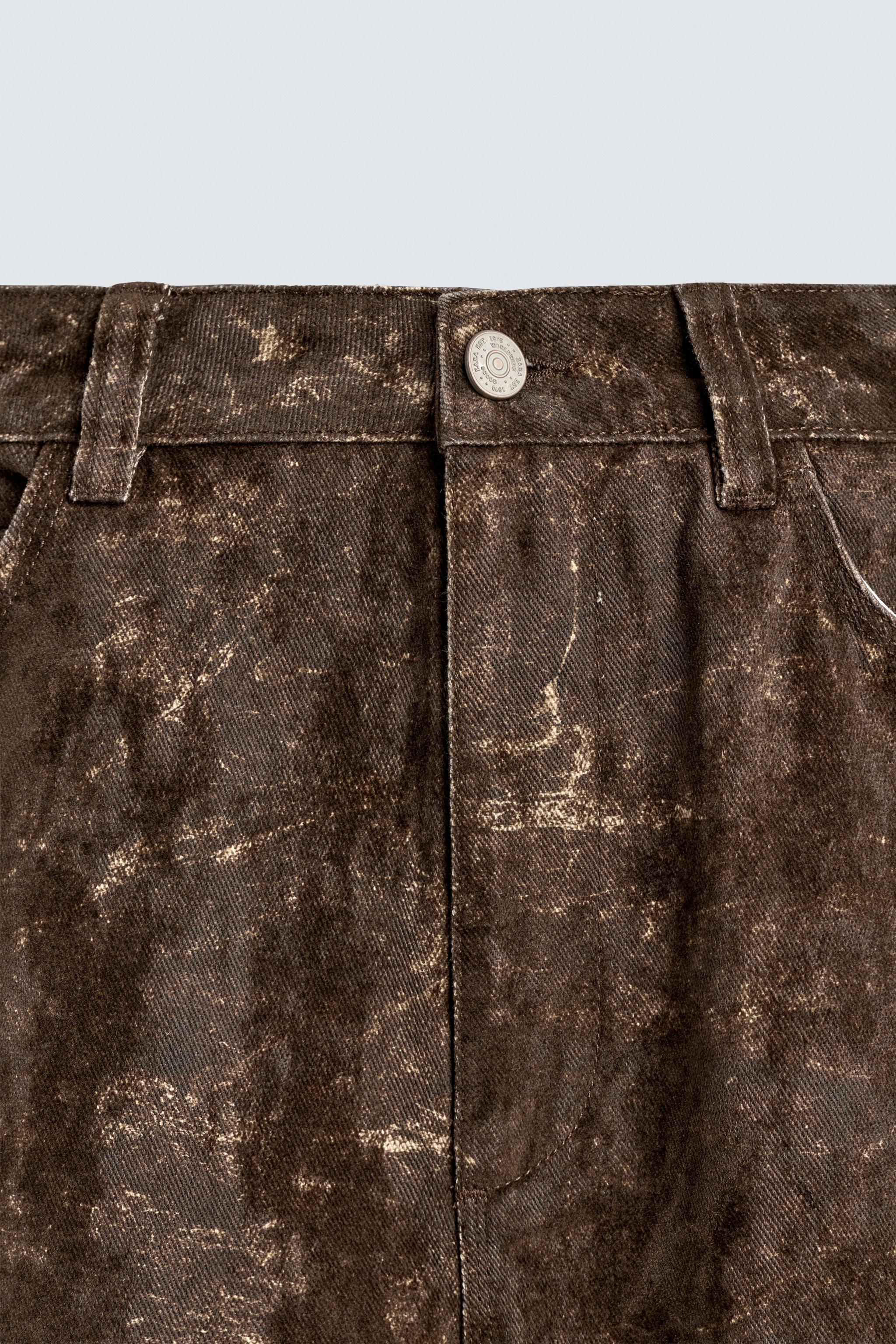 PANTALON DE CHARPENTIER À IMPRIMÉ ABSTRAIT