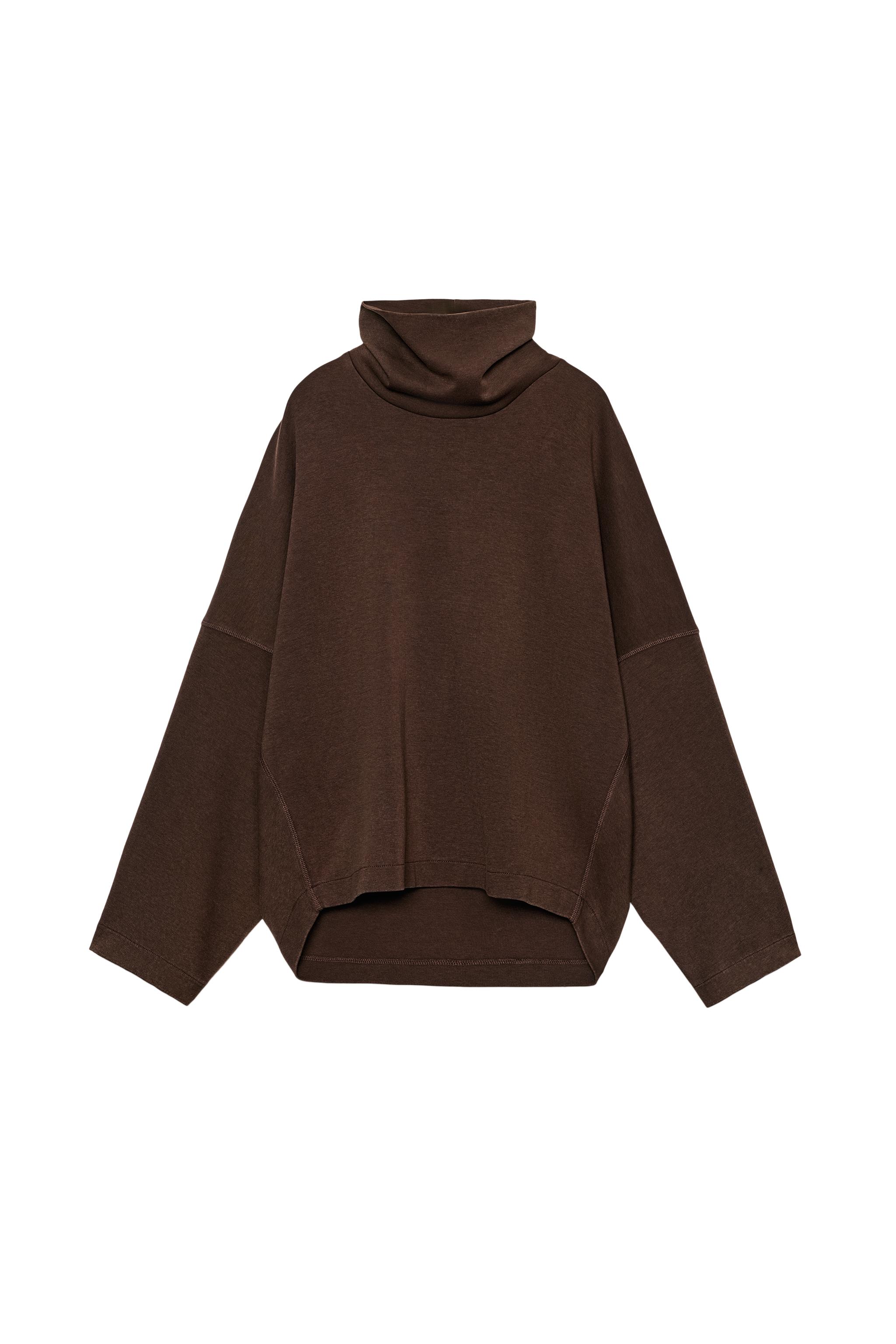 SUDADERA INTERLOCK CUELLO CISNE