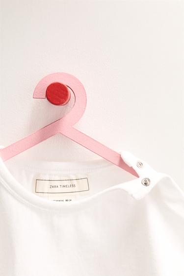 Zara ZARA TIMELESS – PAMUČNA MAJICA – Bijela