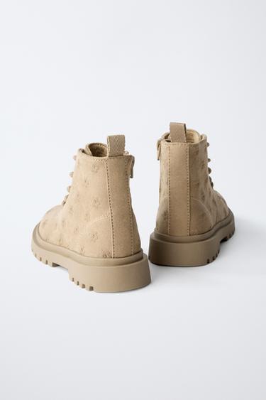 BOTTES FLEURS - Marron sable de Zara - Image 4