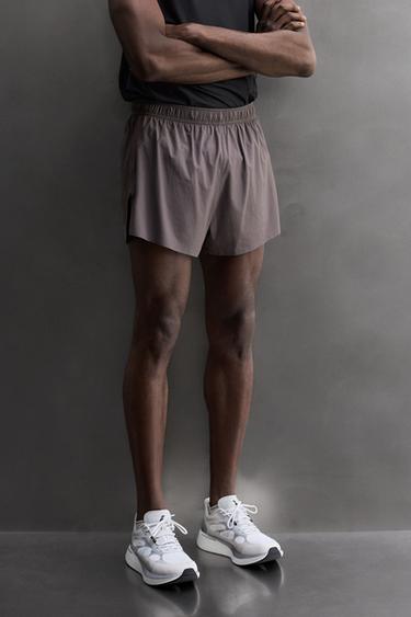 Zara LIGHTWEIGHT 3" RUNNING SHORTS - Purple