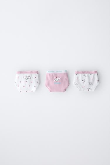 6-14 AÑOS/ PACK TRES BRAGUITAS CINNAMOROLL © SANRIO - Malva de Zara