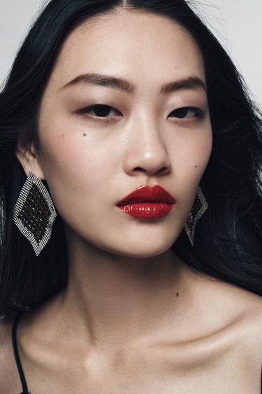 РОМБЫ ТӘРІЗДЕС ТОРЛЫ СЫРҒА - Күміс түсті Zara компаниясынан